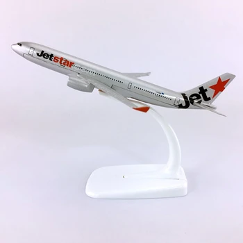 16CM 1:400 Mēroga Jetstar Airways Airbus A330 Airlines Lidmašīnas Modeli, Metāla Lējumiem Bērniem Dāvanas Kolekcionējamus Plaknes Displejs