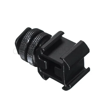 Turētājs Monitoram Karstā Apavu Mount Adapteri Metāla Video Gaisma Mini LED Ar Mikrofonu Converter Daudzfunkciju Canon Uz Nikon