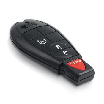 KEYYOU Nomaiņa Automašīnas Tālvadības Atslēgu Fob M3N5WY783X IYZ-C01C 433Mhz Par Chrysler Jeep Grand Cherokee 2008. - 2012. Gadam Tālvadības Smart Key