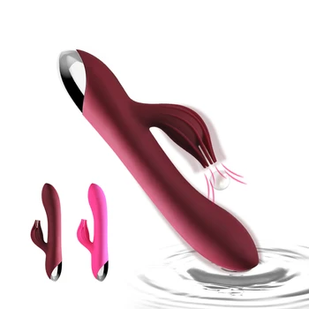 Spēcīgs Vibratori Sievietes Klitora Trušu Orgasma Dildo Vibrators, Usb Uzlāde Spēcīgu Masturbācija Seksa Rotaļlietas Sievietēm, Pāris