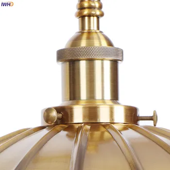 IWHD Zelta Šūpoles, Ilgi Roku LED Sienas Apgaismojuma Veranda Guļamistabā Blakus Kāpņu Edison Vintage Rūpniecības Sienas Lampas Sconce Aplique Luz Mizots