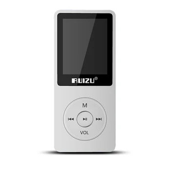 Oriģināls RUIZU X02 MP3 Atskaņotājs Ar 1,8 Collu Ekrānā Varat Spēlēt 100 stundas, 8 gb Ar FM,E-Grāmata,Pulkstenis,Datu
