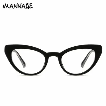 Caurspīdīgs Kaķu Acu Brilles Rāmis Sievietēm, Vīriešiem Optisko Glasse Rāmis Zilā Gaisma Pretbloķēšanas Datoru Brilles