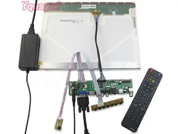 Yqwsyxl Komplekts LP154WX5-TLB1 LP154WX5-TLB2 TV+HDMI+VGA+AV+USB LCD LED ekrānu Kontrollera Draiveri Valde
