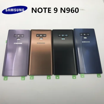 Rezerves Oriģinālās Aizmugures Panelī Akumulatora Stikla sētas Durvīm Vāciņš Samsung Galaxy NOTE9, ŅEMIET vērā, 9 N960 N960F+rīks