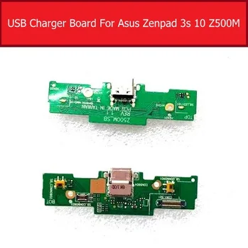 Patiesu USB Lādētāja Ligzda Valdes Savienotājs ASUS ZenPad 3S 10 Z500M Usb Uzlāde Dokā Ligzda Planšetdatoru Piederumu Daļas