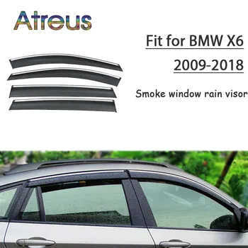 Atreus 1set ABS 2018. gada 2017 2016 2013-2009 BMW X6 Papildaprīkojums Automašīnas Ventilācijas Saule Deflektori Aizsargs Dūmu Loga Lietus Sejsegu