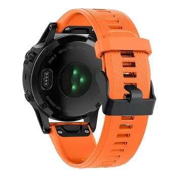26MM Sporta Watchband Siksnu Garmin Fenix 6X 6 5 5X Plus 3 3HR GPS Watch Ātri Atbrīvot Silikona Easyfit Rokas Joslā Siksna 22MM