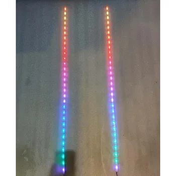 1m Soft Light Bar Balss aktivizēta Audio Līmeņa Indikators Krāsains 30 Led Lampas, Krelles, Ūdensizturīgs