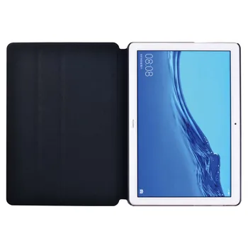 Ādas Stāvēt Vāks Huawei MediaPad T3 8.0/T3 10 9.6 Cm/T5 10 10.1 Collu Nometiet Pretestību Tablete uz Lietu