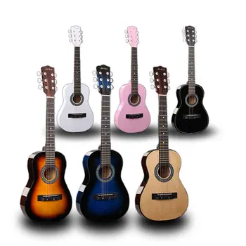 30 collu Tautas Ģitāra Akustiskā Guitarra 6 stīgas augstākās Kvalitātes Basswood Bērniem Iesācējs Dot Saņem Dāvanu AGT05