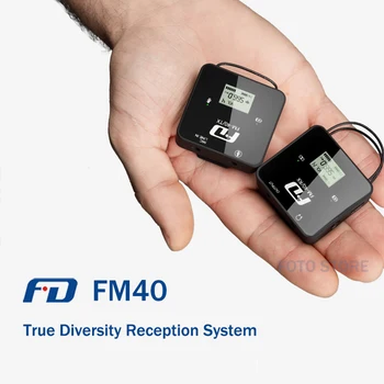 FD FM40 Mini Bezvadu Mikrofons Ar Patiesu Daudzveidību Uzņemšanas Sistēma, Atloks, Lavalier Mikrofons DSLR Telefoni, Mikseri Videokamera