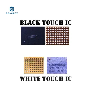 5gab/10pcs Touch IS Black White Touch Screen Kontrolieris Mikroshēma iPhone 6 6P Tālruņa Sastāvdaļas Rezerves Daļas