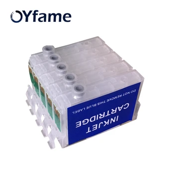 OYfame 5GAB T0731 T0731 T0732 T0733 T0734 T0735 tintes Kasetnes T0731 atkārtoti uzpildāmi Kārtridži Ar LOKA Chip For C110 printeris