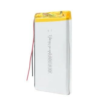 3.7 V litija polimēru baterija 1260100 10000mAh spēļu automātu MP3 MP4 MP5 litija baterija, GPS navigator