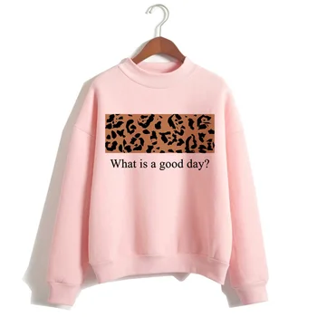 Leopard Hoodies Harajuku Vogue Modes 90s sievietēm, O-veida Kakla Puloveri, sporta Krekls Lielgabarīta Drukāt streetwear ulzzang sieviešu Gadījuma