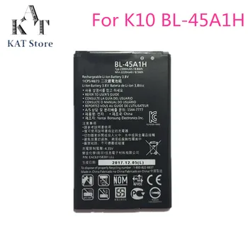 Mobilā Telefona Akumulatora LG K10 LTE K425 K428 MS428 F670 K430DSF 2500mAh Akumulatoru BL-45A1H Uzlādējams Akumulators