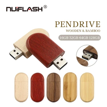 Jaunu woodenusb pen drive personalizado 4 gb 8 gb 16 gb 32 gb usb flash diska 64gb usb 2.0 flash drive 128gb