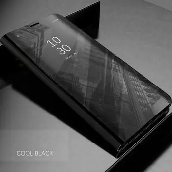 Spogulis Flip Case For Samsung Galaxy A51 A71 Augstas Kvalitātes Ādas Stāvēt Tālruņa Vāciņu Ūdens necaurlaidīgs Maiss Mobilā Telefona Kabata, TXTB1