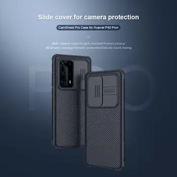 Nillkin CamShield Pro Slaidu Kameras Vāks Huawei P40 Pro+ P40 Pro Plus Lēcu Aizsardzības Gadījumā
