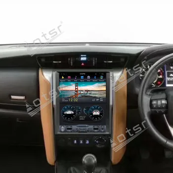 Toyota Fortuner Radio PX6 Android Multivides 2016-2019 GPS Navi Galvas Vienības Tesla Vertikāla Ekrāna Automašīnas Stereo Atskaņotāju, Auto Audio