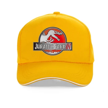 Cool JURASSIC PARK Drukāt Beisbola cepure Vīriešiem sieviete Karikatūra cepures kokvilna Gadījuma Hip Hop cepuri Jurassic Pasaules snapback cepures kaulu