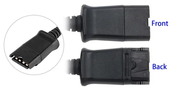 Bezmaksas Shippping QD USB Adapteris Austiņu Ātri Atvienot USB vadu ar Skaļuma regulēšanas un Izslēgšanas Slēdzis zvanu centra austiņas