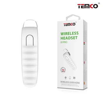 Auriculare hands-free Bluetooth bezvadu austiņas melnā vai baltā mobilo. TEMCO