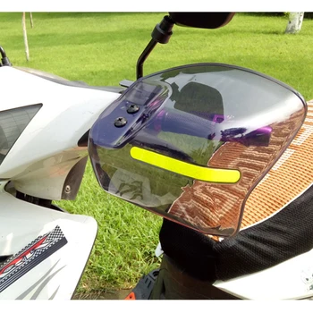 Motociklu Handguards Roku Aizsargi, Akrila Motociklu Vēja Vairogs, Pretvēja Drošības Nakts Pārdomas Guardhandle Velosipēdu Piederumi