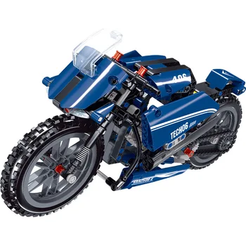 Tehnikas sērijas Radītājs Ekspertu Off-road Motociklu riteņi, Celtniecības Bloki Komplekti, Ķieģeļu Klasiskās Moto Modelis Bērniem Rotaļlietas Bērniem