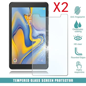 2gab Tablete Rūdīta Stikla Ekrāna Aizsargs Vāciņš Samsung Galaxy Tab 8.0 (2018. GADĀ) LTE T387 HD Acu Aizsardzība Rūdīts Filmu