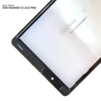Par Huawei MediaPad T2 Pro 10.0 10.1 collu FDR-A01L FDR-A01W Panelis LCD Combo Touch Screen Digitizer Stikla Displejs Montāžas Detaļas
