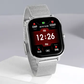 Gearvita NĒ.1 DT35 Smartwatch EKG Sirds ritma asinsspiediens 1.54 collu Bluetooth Zvanu IP67 Waterproof Sporta Smart Skatīties VS pro P8
