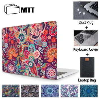 MTT Laptop Case For Macbook Pro Air 11 12 13 15 16 Touch Bar Klasiskā Ziedu Vāks Macbook Pro 13 Būtiska a2338 a1706 a2289