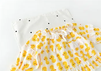 Bērnu miega valkāt Baby girl Apģērbu Komplekts augļu garām Piedurknēm Komplekti Jaundzimušais meitene Tērpiem toddler kids Apģērba Komplekts