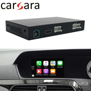 Tirdzniecību des Bezvadu CarPlay Android Auto C Class W204 AirPlay Phonelink Box 2011. -. gadam NTG4.5 Sistēma Balss vadības saskarne