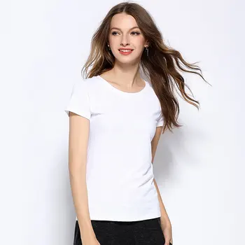 SHUCHAN T-krekls Sieviešu 2018 95% Kokvilnas Plus Lieluma Vasaras Sieviešu T Krekls ar Īsām Piedurknēm Ikdienas Topi, t-veida, Dāmas Liela Izmērs 4xl 5xl
