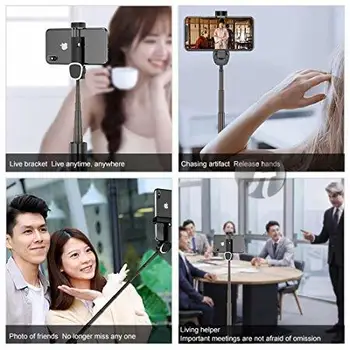 2020 Jaunu Bezvadu Bluetooth Selfie Nūju Statīvs Pagarināt Statīvs Monopod iPhone 11Pro Max X Xiaomi Huawei, Samsung