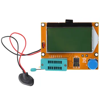 LCD Ciparu Tranzistors Testeri Metru Apgaismojums Diode Triode Kapacitāte EAR Metru MOS/PNP/NPN L/C/R Mega328 M328 LCR-T4