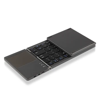 HUWEI Mini kabrioleta tastatūras Salokāms Bluetooth Bezvadu Tastatūra ar Touchpad Par Asus Chuwi Teclast, Sony, LG, HP Tablets PC gadījumā