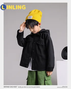 LINLING Aktīvo Bērnu Drēbes, Zēns korejas Modes Žaketes 