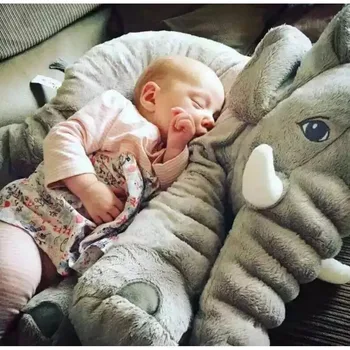 Zīdaini Mīksts Nomierinātu Zilonis Playmate Klusums Lelle, Baby Nomierinātu Rotaļlietas Zilonis Spilvens Plīša Pildījumu Rotaļlietas Lelle Bērniem Dāvanu