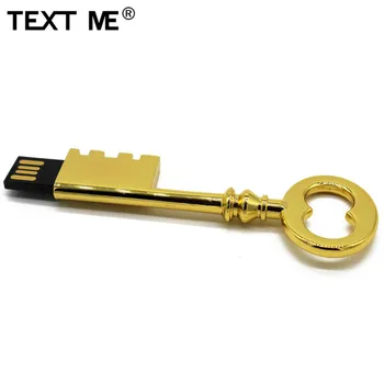 TEKSTA MAN 2018. gadam reālās spējas dzelteno taustiņu modelis usb2.0 4GB 8GB 16GB 32GB 64GB pen drive USB Flash Drive radošo dāvanu Pendrive