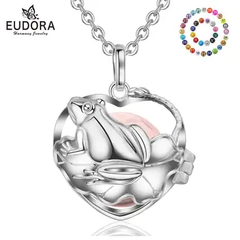 Eudora Vara 20mm cute dzīvnieku Harmoniju Bola Bumbu Varde Medaljonu Būris Kulons fit Piebalsot Bumbu Kaklarota Par Sievietes Grūtniecības K205N20