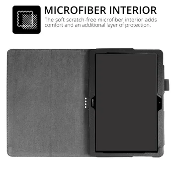 PU Leather Case For Samsung Galaxy Tab Pro 10.1 SM-T520 SM-T521 SM-T525 Vāks Note 10.1 SM-P600/P601/P605 Gadījumā+Filma+Pildspalva