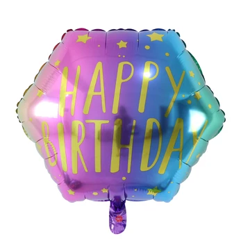 5gab 22inch krāsains Dimanta happy birthday Balonu drukāšanas gaisa Balonu, Kāzas, bērnu dušas 1st birthday Party Rotājumi Globos