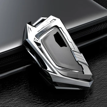 Cinka Sakausējuma Auto Tālvadības Taustiņu Gadījumā Keyless Fob Vāka Turētājs, Soma, Atslēgu Ķēdes, Cadillac CT5 2019 2020 5 Pogas, Smart Key Car Styling