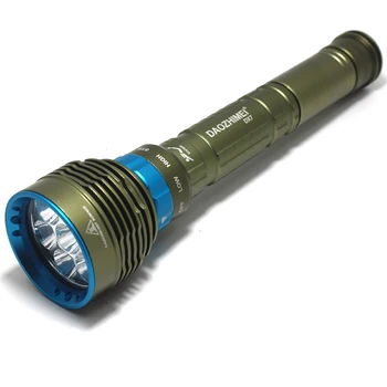 8000LM 7 x XML T6 L2 LED Ūdensizturīgs Niršanas Lāpu Zemūdens Lukturi ar 18650 vai 26650 akumulatora Medību Taktiskās Lanterna