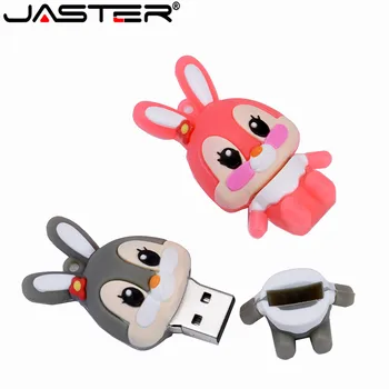 JASTER karikatūra trušu usb flash drive 4GB 8GB 16GB 32GB 64GB usb Atmiņas kartes usb flash atmiņas kartes memory stick pendrive īkšķis disku, diska