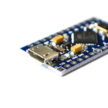 ATMEG328P par Arduino pro Mikro izmanto Atmega32U4 micro USB 5V/16M attīstības padome attiecībā uz elektronisko programmēšanu, ar galveni